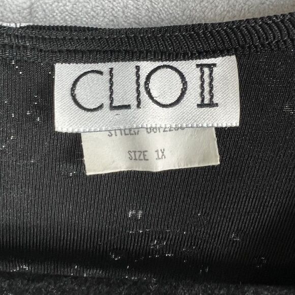 Vintage CLIO II Cardigan Size 1X  Whimsigoth Slinky Emberiodee One Button - Picture 3 of 11